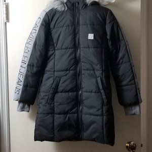 Calvin Klein Full Length Big Girls Coat